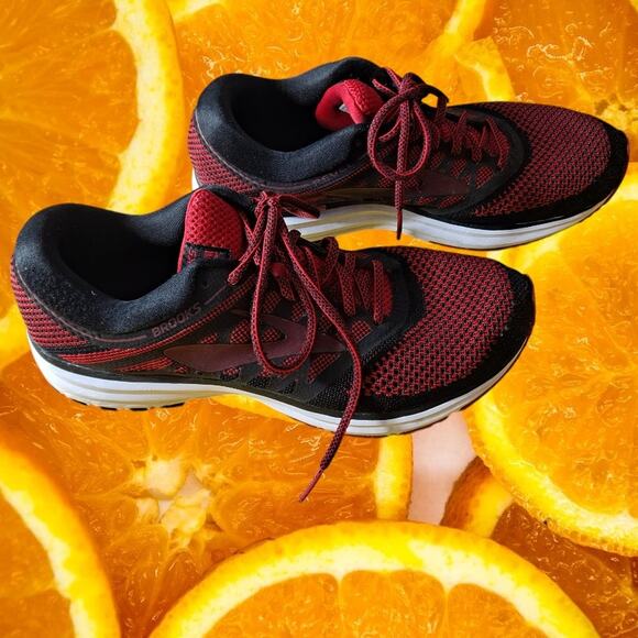 Brooks Revel Men’s‎ Red & Black D Standard Cushion Running Shoes Size 10.5 main image 6
